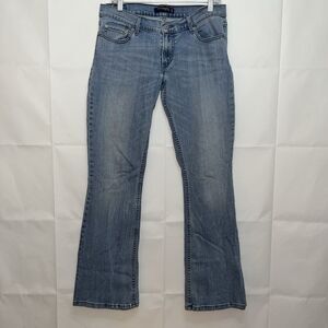 Levis 524 Too Superlow Jeans Juniors Size 11 Women Low Rise Flare Bootcut